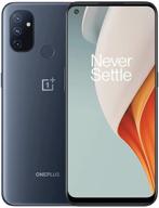 📱 oneplus nord n100, 4g lte, international version (no us warranty), 64gb, 4gb, midnight frost - gsm unlocked (t-mobile, at&t, metro, straight talk) - 64gb sd bundle: the perfect smartphone choice for global connectivity logo