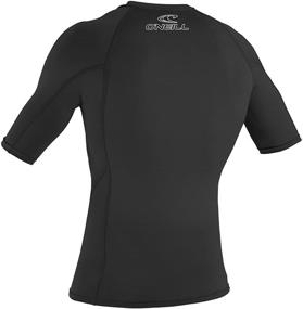 img 3 attached to O'Neill Men's Basic Skins UPF 50+ Short Sleeve Rash Guard: Stay Protected and Stylish!