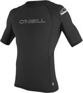 o'neill men's basic skins upf 50+ short sleeve rash guard: stay protected and stylish! logo