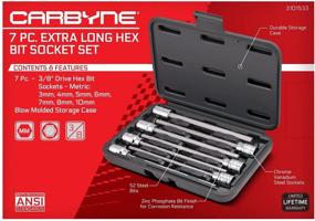 img 2 attached to CARBYNE Piece Extra Long Socket Tools & Equipment
