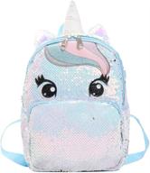 glitter unicorn backpack fashion unicorn logo
