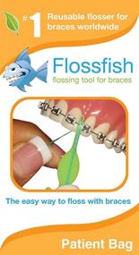 img 1 attached to FlossFish Переиспользуемые ортодонтические зубные нити цветные