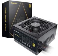 💥 блок питания для игрового компьютера segotep 600w 80 plus gold с сертификацией и тихим 120 мм вентилятором логотип