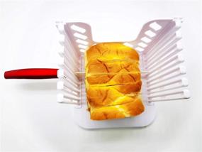 img 3 attached to 🍞 Bread Slicer Cutting Guide - Perfect Bread Toast Slicer and Cutter for Bread, Loaf Cakes, Bagels, and Sandwich Maker