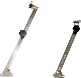 img 4 attached to 🐠 SeaLux Marine Adjustable Premium 316 Stainless Steel Hatch Lid Stay, Support & Adjuster - Medium (8-14 inches)