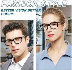 img 3 attached to 👓 OCCI CHIARI Fashion Reading Glasses for Men and Women - Available in Various Strengths from 0 to 6.0