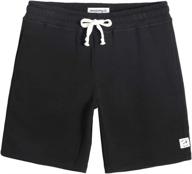 🩳 maamgic men's fleece pocket shorts - 9" casual athletic jogger lounge shorts logo