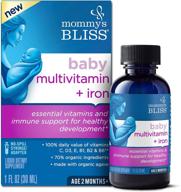 👶 boost immunity & promote healthy growth with mommy's bliss baby multivitamin + iron – age 2 months+, 30 ml logo