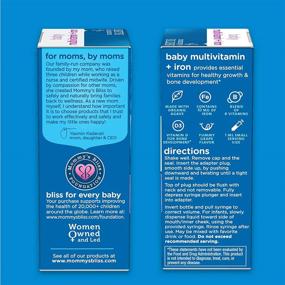 img 1 attached to 👶 Boost Immunity & Promote Healthy Growth with Mommy's Bliss Baby Multivitamin + Iron – Age 2 Months+, 30 ml