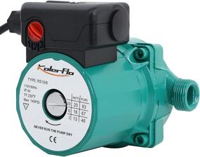 img 4 attached to 🚰 High-Efficiency Water Recirculating Pump for Water Heater System - KOLERFLO 3/4 Inch Circulating Water Pump (RS15-6 Green)