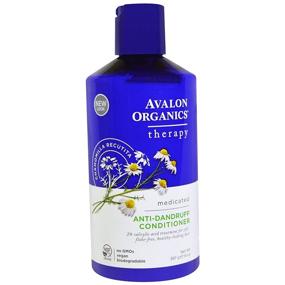 img 1 attached to Avalon Organics Anti-Dandruff Shampoo & Conditioner Bundle: 2% Salicylic Acid, Aloe Vera, Tea Tree Oil - 14 fl. oz. Each