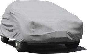 img 3 attached to Budge Duro 3 Layer SUV Cover: Water 🚗 Resistant, Scratchproof, Dustproof - Fits SUVs up to 17'5'', Gray