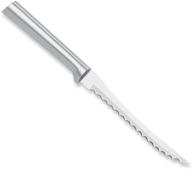 rada cutlery tomato slicing knife – 8-7/8 inches, stainless steel blade, aluminum handle, made in usa logo