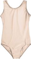 🩰 speerise ballet dance tank leotard for toddler girls - spandex material logo