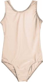 img 1 attached to 🩰 Speerise Ballet Dance Tank Leotard for Toddler Girls - Spandex Material