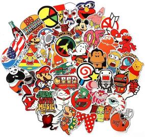 img 2 attached to 100 pcs/Pack of 8 Series Stickers: Variety Vinyl Car Sticker Motorcycle Bicycle Luggage Decal Graffiti Patches Skateboard Stickers. Perfect Laptop Stickers for Both Kids and Adults (Series E)