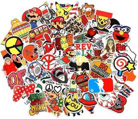 img 4 attached to 100 pcs/Pack of 8 Series Stickers: Variety Vinyl Car Sticker Motorcycle Bicycle Luggage Decal Graffiti Patches Skateboard Stickers. Perfect Laptop Stickers for Both Kids and Adults (Series E)