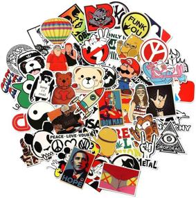 img 3 attached to 100 pcs/Pack of 8 Series Stickers: Variety Vinyl Car Sticker Motorcycle Bicycle Luggage Decal Graffiti Patches Skateboard Stickers. Perfect Laptop Stickers for Both Kids and Adults (Series E)