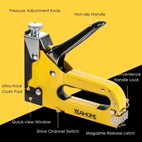 img 3 attached to 🛠️ Adjustable Upholstery Stapler for Carpentry and Decoration