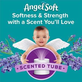 img 3 attached to 🧻 Angel Soft Lavender Scented Toilet Paper - 48 Double Rolls (96 Regular) - 200+ 2-Ply Sheets Per Roll