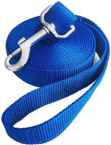 img 2 attached to Jackpet Extra Long Training Dog Leash - 6ft, 10ft, 30ft, Black - Suitable for Large, Medium, and Small Dogs - Great for Training, Backyard, Camping, Play, Parks, and Fetch - Blue (10FT)