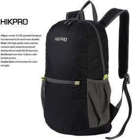 img 3 attached to 🎒 HIKPRO Ultralight Packable Backpack for Both Men and Women