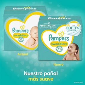 img 2 attached to Лучшие предложения на подгузники Pampers Swaddlers для новорожденных - гигантская упаковка из 120 штук.