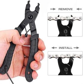 img 3 attached to Bike Chain Tool Kit with Bike Link Plier, Chain Breaker Splitter, Chain Wear Indicator and Checker - Ultimate Road and Mountain Bike Chain Repair Tools for All Models