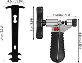 img 2 attached to Bike Chain Tool Kit with Bike Link Plier, Chain Breaker Splitter, Chain Wear Indicator and Checker - Ultimate Road and Mountain Bike Chain Repair Tools for All Models