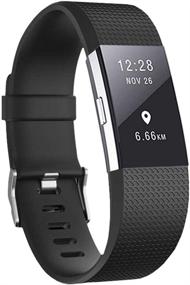 img 1 attached to Водонепроницаемые браслеты для Fitbit Charge 2 (2 шт.) Здоровье и расслабление