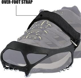 img 1 attached to Crampons for Winter Activities: Everyday Ice and Snow Traction Aid with All-Surface Cleats