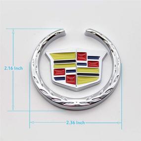 Red Cadillac C T S - Front Grill Ornament and 3D Badge on Black