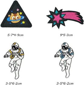 img 1 attached to Enhance Your Style with the 22 PCS Solar System Iron on Patches Applique Kit by Woohome