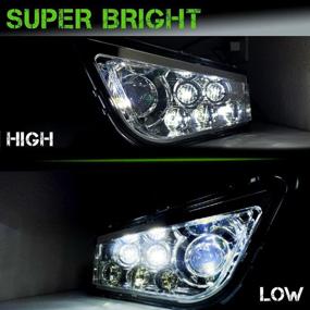 img 2 attached to Усилите свою поездку с SLK-Lights (CHROME) RZR LED фарой для Polaris General, RZR 900s и 1000 XP Turbo (2015-2021), НЕ Halo Chrome