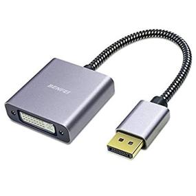 img 2 attached to 💻 Benfei Gold-Plated DisplayPort to DVI-D Adapter: High-Quality Male to Female Cord for Single Link Connection