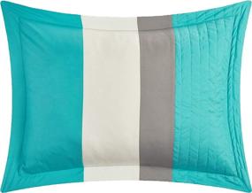 img 1 attached to Chic Home Vixen Comforter Turquoise