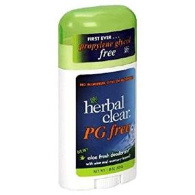 img 1 attached to 🌿 Herbal Clear Deodorant Aloe Fresh - 1.8 oz (Pack of 4) - Natural Odor Protection