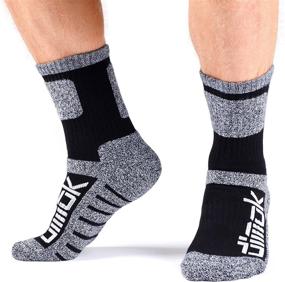 img 1 attached to 🧦 Men's Moisture-Wicking Warm Socks for Hockey, Hiking, Athletic, and Winter Sports - Unisex Crew Socks for Trekking and Outdoor Activities - Suitable for Men, Women, and Boys