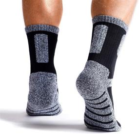 img 2 attached to 🧦 Men's Moisture-Wicking Warm Socks for Hockey, Hiking, Athletic, and Winter Sports - Unisex Crew Socks for Trekking and Outdoor Activities - Suitable for Men, Women, and Boys
