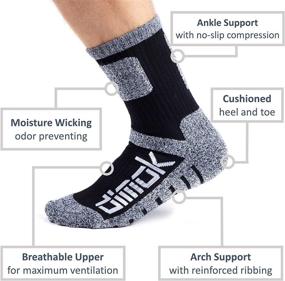 img 3 attached to 🧦 Men's Moisture-Wicking Warm Socks for Hockey, Hiking, Athletic, and Winter Sports - Unisex Crew Socks for Trekking and Outdoor Activities - Suitable for Men, Women, and Boys