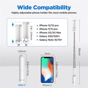 img 3 attached to Bluetooth Lightweight Aluminum Extendable Compact