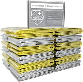 img 4 attached to 🌦️ Ultimate Protection: Emergency Mylar Thermal Blankets 30 Pack for All Weather Conditions