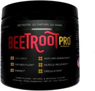 🏋️ beetroot pro sports beet powder: turbocharge performance with no3-t nitrate technology! logo