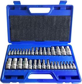 img 4 attached to Master Socket Wrench Ratchet 34 Piece