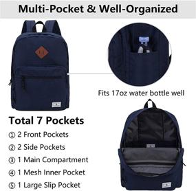 img 2 attached to VONXURY Classic Lightweight Backpacks - Durable Kids' Backpacks for All-Day Usage