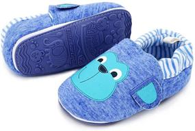 img 2 attached to 👞 LAFEGEN Toddler Slipper Moccasins: Stylish Shoes and Slippers for Boys