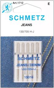 img 1 attached to 🧵 High-Quality Euro-Notions Jean & Denim Machine Needles - Size 16/100 5/Pkg for Optimal Sewing Performance!