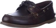 sperry top sider authentic 2 eye amaretto shoe logo