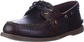 img 4 attached to Sperry Top Sider Authentic 2 Eye Amaretto Shoe