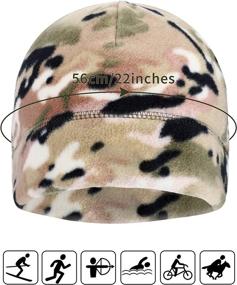 img 2 attached to 🧣 Warm and Versatile Winter Skull Caps: SATINIOR 6-Piece Helmet Liner and Fleece Beanie Set for Men